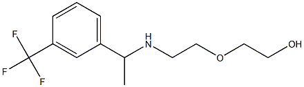 2-[2-({1-[3-(trifluoromethyl)phenyl]ethyl}amino)ethoxy]ethan-1-ol 结构式