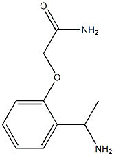 2-[2-(1-aminoethyl)phenoxy]acetamide 结构式