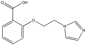 2-[2-(1H-imidazol-1-yl)ethoxy]benzoic acid 结构式