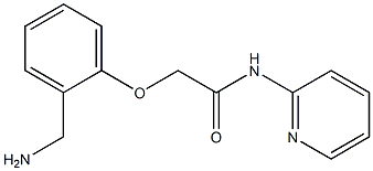 2-[2-(aminomethyl)phenoxy]-N-pyridin-2-ylacetamide 结构式