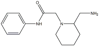 2-[2-(aminomethyl)piperidin-1-yl]-N-phenylacetamide 结构式