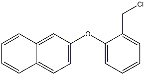 2-[2-(chloromethyl)phenoxy]naphthalene 结构式