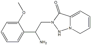2-[2-amino-2-(2-methoxyphenyl)ethyl]-2H,3H-[1,2,4]triazolo[3,4-a]pyridin-3-one 结构式