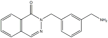 2-[3-(aminomethyl)benzyl]phthalazin-1(2H)-one 结构式