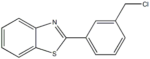 2-[3-(chloromethyl)phenyl]-1,3-benzothiazole 结构式