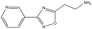 2-[3-(pyridin-3-yl)-1,2,4-oxadiazol-5-yl]ethan-1-amine 结构式