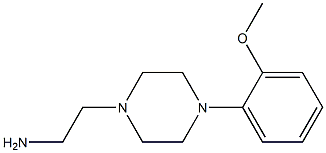 2-[4-(2-methoxyphenyl)piperazin-1-yl]ethanamine 结构式