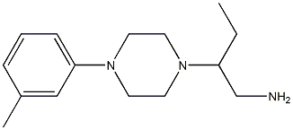 2-[4-(3-methylphenyl)piperazin-1-yl]butan-1-amine 结构式