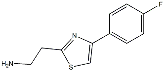 2-[4-(4-fluorophenyl)-1,3-thiazol-2-yl]ethanamine 结构式