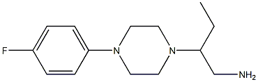 2-[4-(4-fluorophenyl)piperazin-1-yl]butan-1-amine 结构式