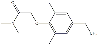2-[4-(aminomethyl)-2,6-dimethylphenoxy]-N,N-dimethylacetamide 结构式