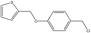 2-[4-(chloromethyl)phenoxymethyl]thiophene 结构式