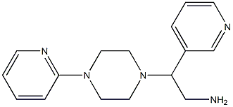 2-[4-(pyridin-2-yl)piperazin-1-yl]-2-(pyridin-3-yl)ethan-1-amine 结构式