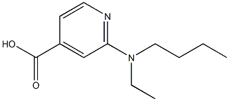 2-[butyl(ethyl)amino]pyridine-4-carboxylic acid 结构式