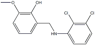 2-{[(2,3-dichlorophenyl)amino]methyl}-6-methoxyphenol 结构式