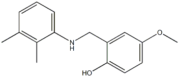 2-{[(2,3-dimethylphenyl)amino]methyl}-4-methoxyphenol 结构式