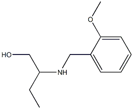 2-{[(2-methoxyphenyl)methyl]amino}butan-1-ol 结构式