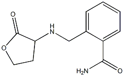 2-{[(2-oxooxolan-3-yl)amino]methyl}benzamide 结构式