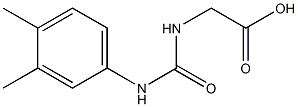 2-{[(3,4-dimethylphenyl)carbamoyl]amino}acetic acid 结构式
