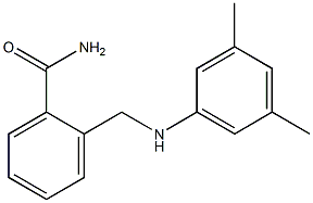 2-{[(3,5-dimethylphenyl)amino]methyl}benzamide 结构式