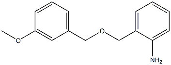 2-{[(3-methoxybenzyl)oxy]methyl}aniline 结构式