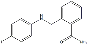 2-{[(4-iodophenyl)amino]methyl}benzamide 结构式