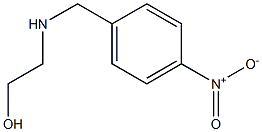 2-{[(4-nitrophenyl)methyl]amino}ethan-1-ol 结构式