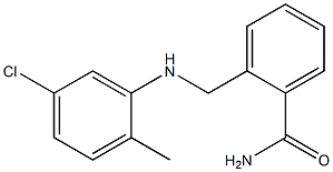 2-{[(5-chloro-2-methylphenyl)amino]methyl}benzamide 结构式