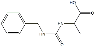 2-{[(benzylamino)carbonyl]amino}propanoic acid 结构式