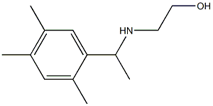 2-{[1-(2,4,5-trimethylphenyl)ethyl]amino}ethan-1-ol 结构式