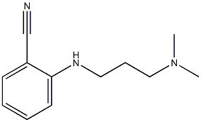 2-{[3-(dimethylamino)propyl]amino}benzonitrile 结构式
