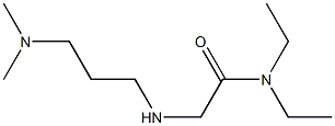 2-{[3-(dimethylamino)propyl]amino}-N,N-diethylacetamide 结构式