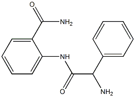 2-{[amino(phenyl)acetyl]amino}benzamide 结构式