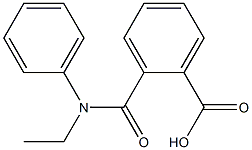2-{[ethyl(phenyl)amino]carbonyl}benzoic acid 结构式