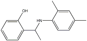 2-{1-[(2,4-dimethylphenyl)amino]ethyl}phenol 结构式