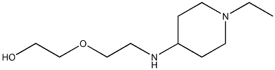 2-{2-[(1-ethylpiperidin-4-yl)amino]ethoxy}ethan-1-ol 结构式