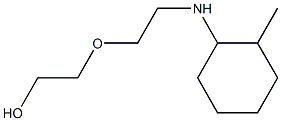 2-{2-[(2-methylcyclohexyl)amino]ethoxy}ethan-1-ol 结构式