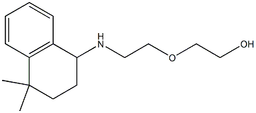 2-{2-[(4,4-dimethyl-1,2,3,4-tetrahydronaphthalen-1-yl)amino]ethoxy}ethan-1-ol 结构式