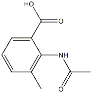 2-acetamido-3-methylbenzoic acid 结构式