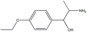 2-amino-1-(4-ethoxyphenyl)propan-1-ol 结构式