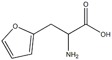 2-amino-3-(2-furyl)propanoic acid 结构式