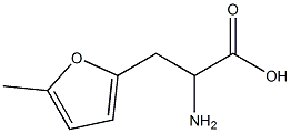 2-amino-3-(5-methyl-2-furyl)propanoic acid 结构式