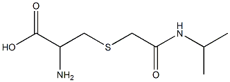2-amino-3-{[2-(isopropylamino)-2-oxoethyl]thio}propanoic acid 结构式