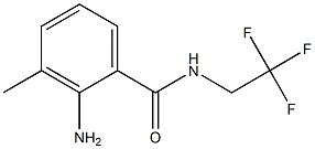 2-amino-3-methyl-N-(2,2,2-trifluoroethyl)benzamide 结构式