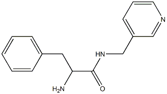 2-amino-3-phenyl-N-(pyridin-3-ylmethyl)propanamide 结构式