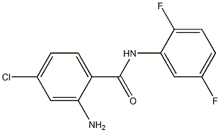 2-amino-4-chloro-N-(2,5-difluorophenyl)benzamide 结构式