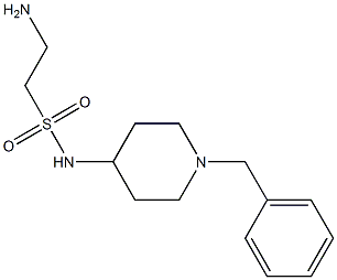 2-amino-N-(1-benzylpiperidin-4-yl)ethane-1-sulfonamide 结构式