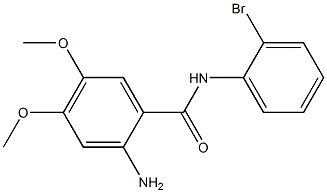 2-amino-N-(2-bromophenyl)-4,5-dimethoxybenzamide 结构式