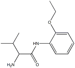 2-amino-N-(2-ethoxyphenyl)-3-methylbutanamide 结构式