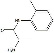 2-amino-N-(2-methylphenyl)propanamide 结构式